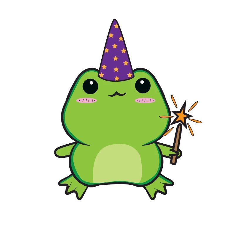 Cottagecore Aesthetic Kawaii Wizard Hat Magic