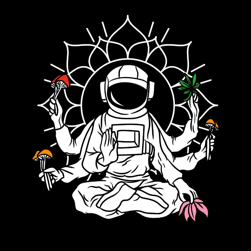 Astronaute Magic Mushrooms Psychedelic LSD
