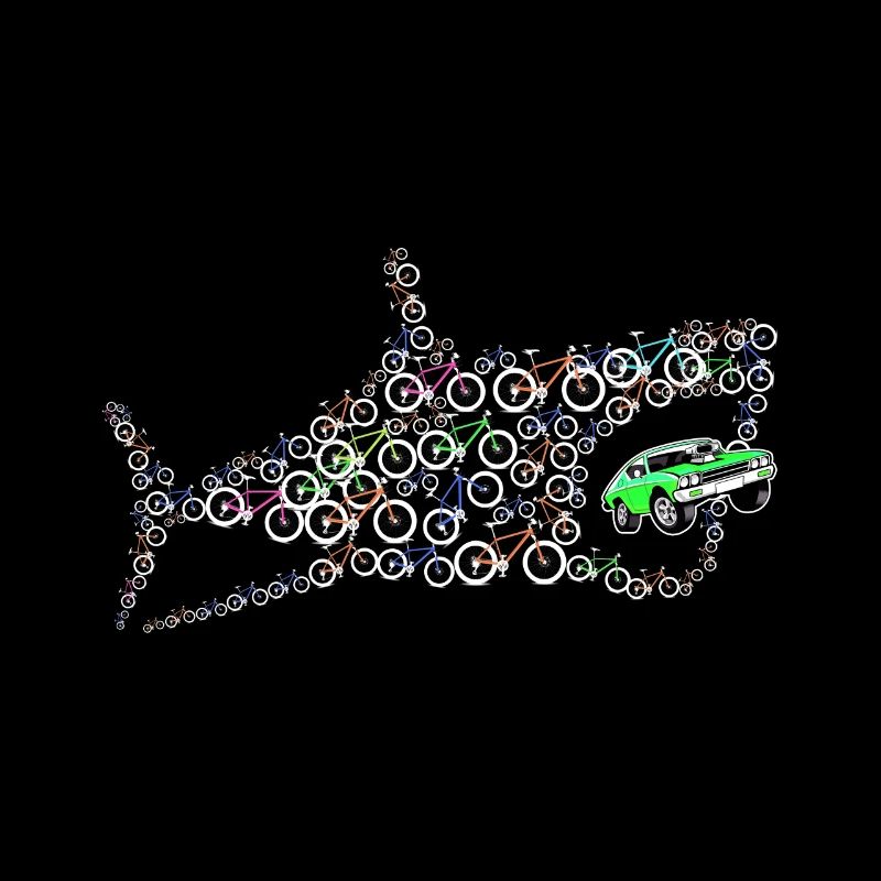 Fish eats car Bicycle Cyclists Environment Climate