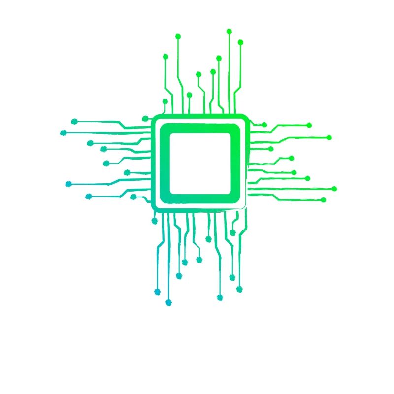 Computer Chip Circuit Board