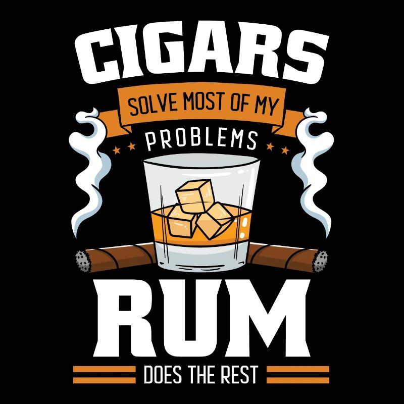 Rhum Boire alcool Fumer Fumer Profiter