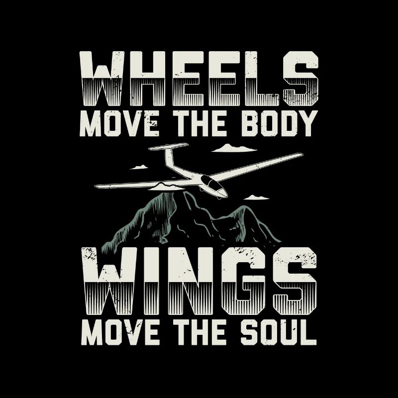 Wings move the soul - Gliding gift idea
