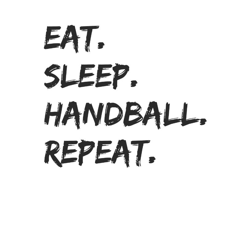 Handball - manger du handball dormir répéter