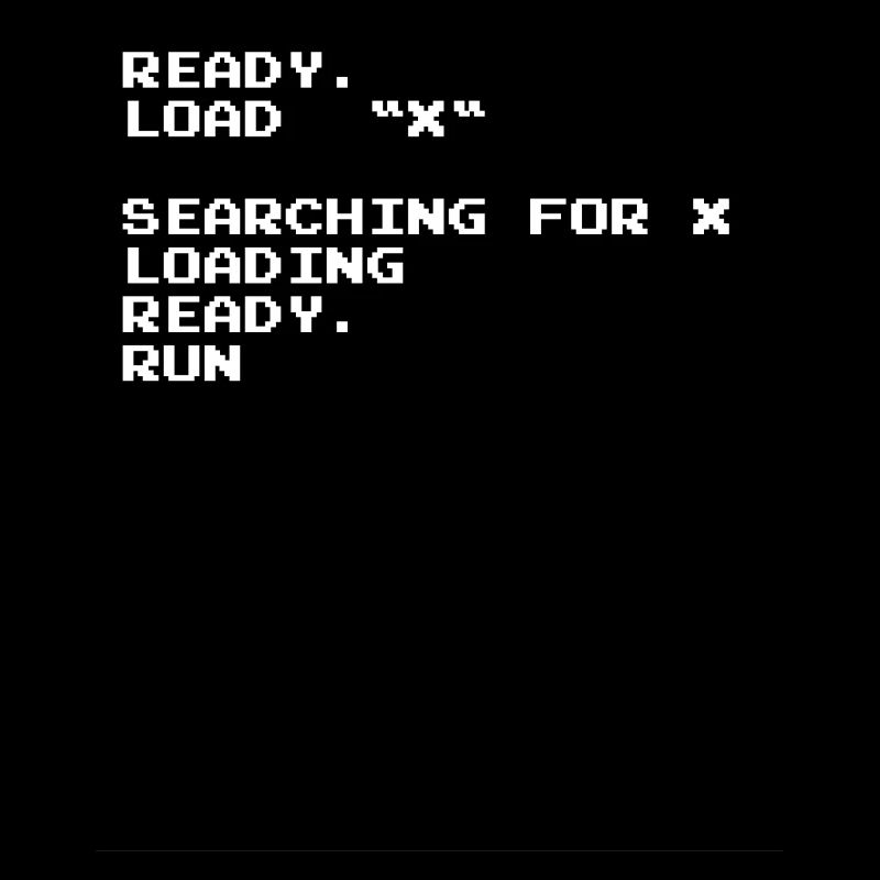 C64 Loading Screen Retro Vintage