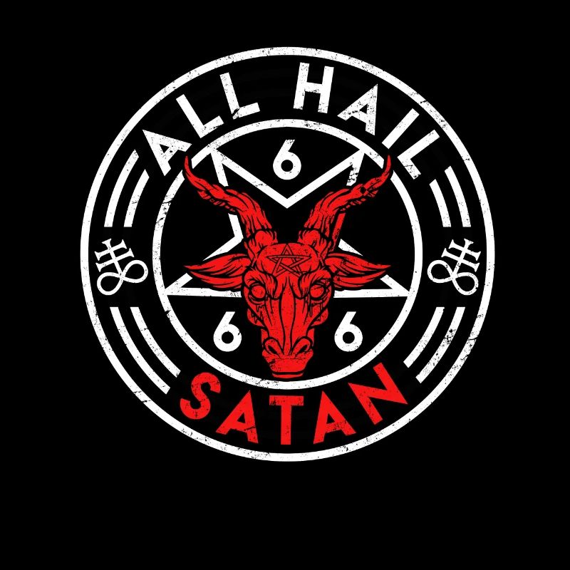 Satan Chèvre Tous Salut Satan Bafomet Baphomet
