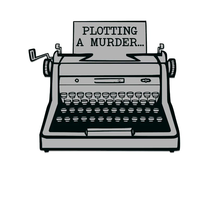 Plotting A Murder Typewriter Author Writer Book