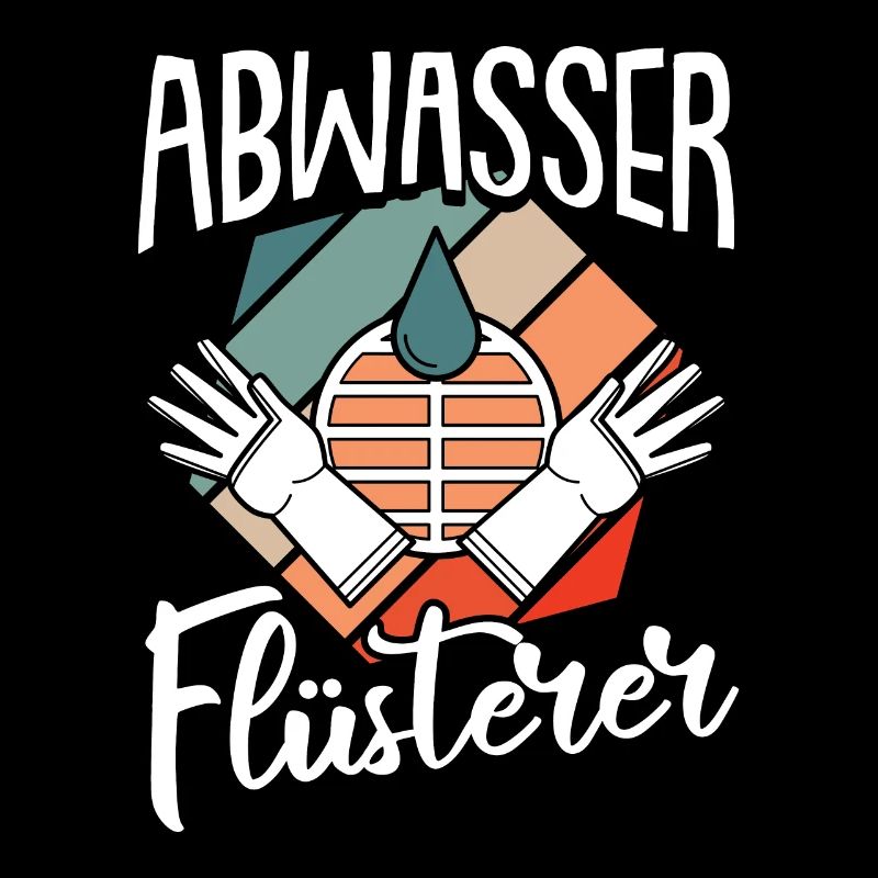 Retro Abwasser Flüsterer Abwassertechniker
