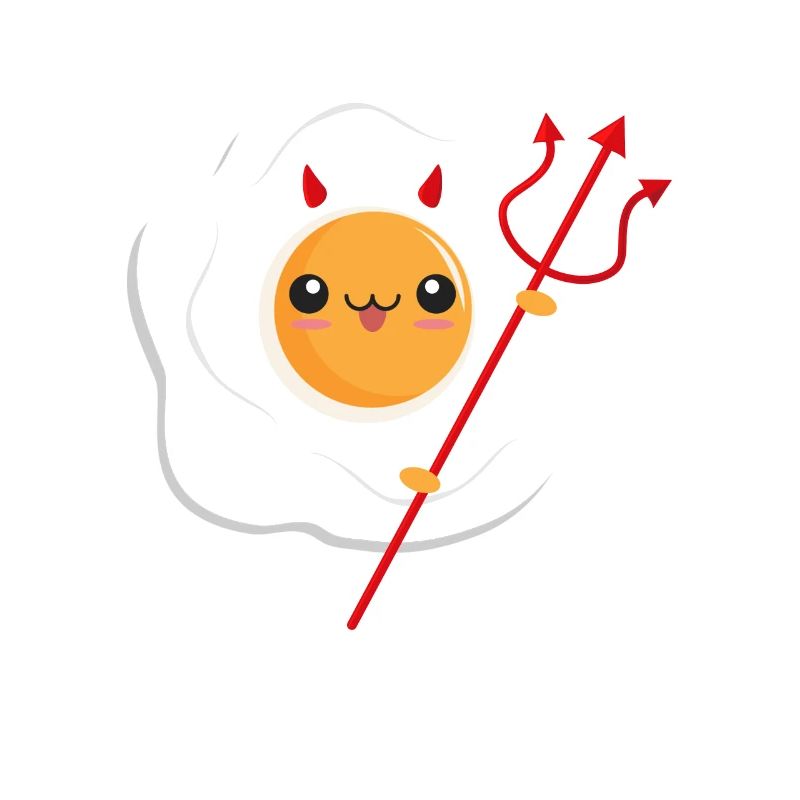 Devil Egg Fried Egg Satan Devil