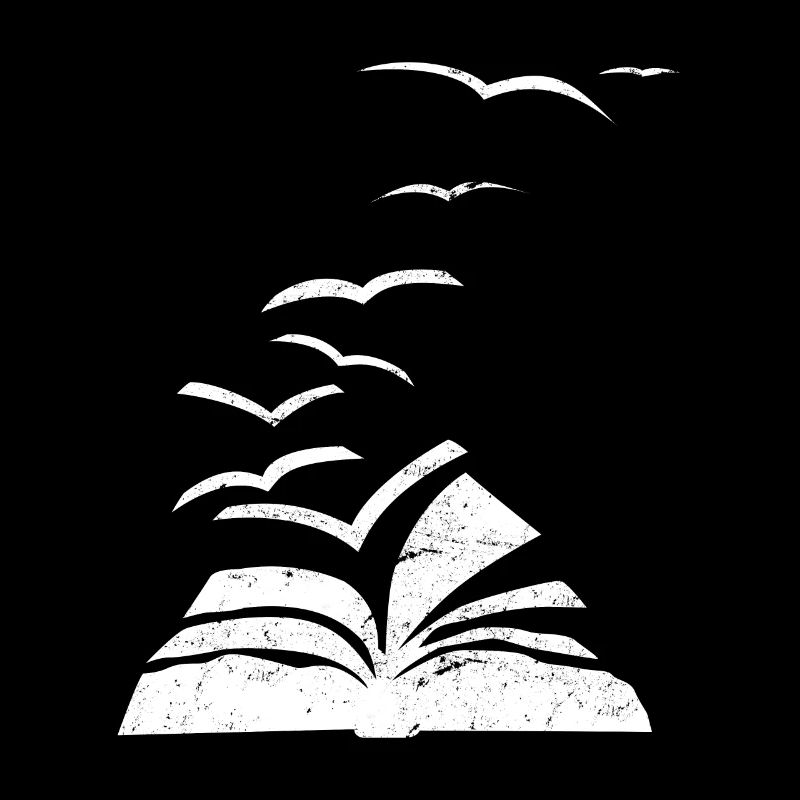 Bücher Vögel Möwe Bücherwurm