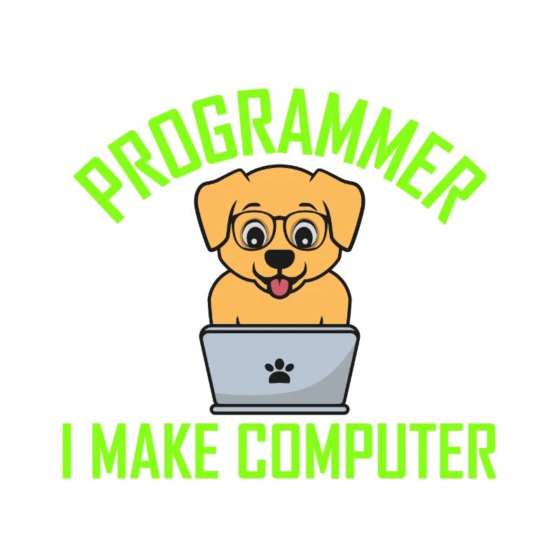 Je suis programmeur Je fais un bip d’ordinateur Boop Dog