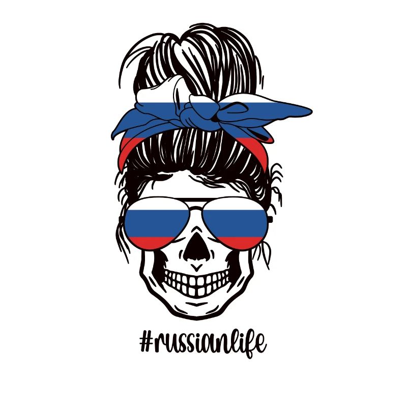 Fier drapeau russe Russie Racines russes