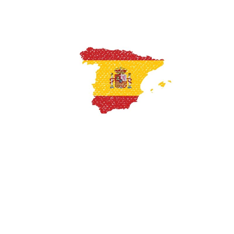 Stolzer Spanier Spanien Herkunft Spanische Flagge