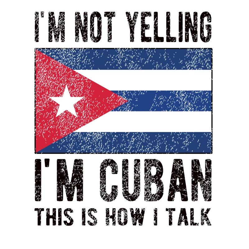 Proud Cuban Cuba Origin Cuban Flag