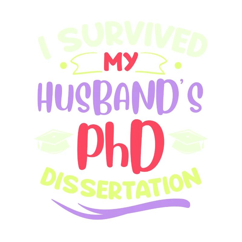 Dissertation des Ehemanns überstanden Partner