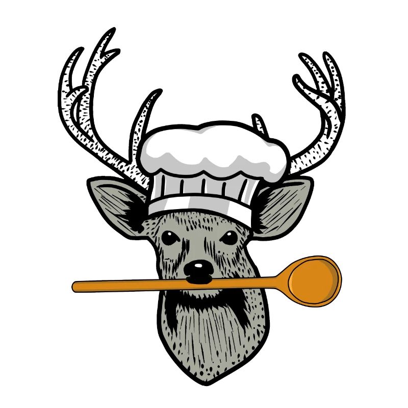 Willd Kitchen Chef Cooking Spoon Hirschkopf Restaurant