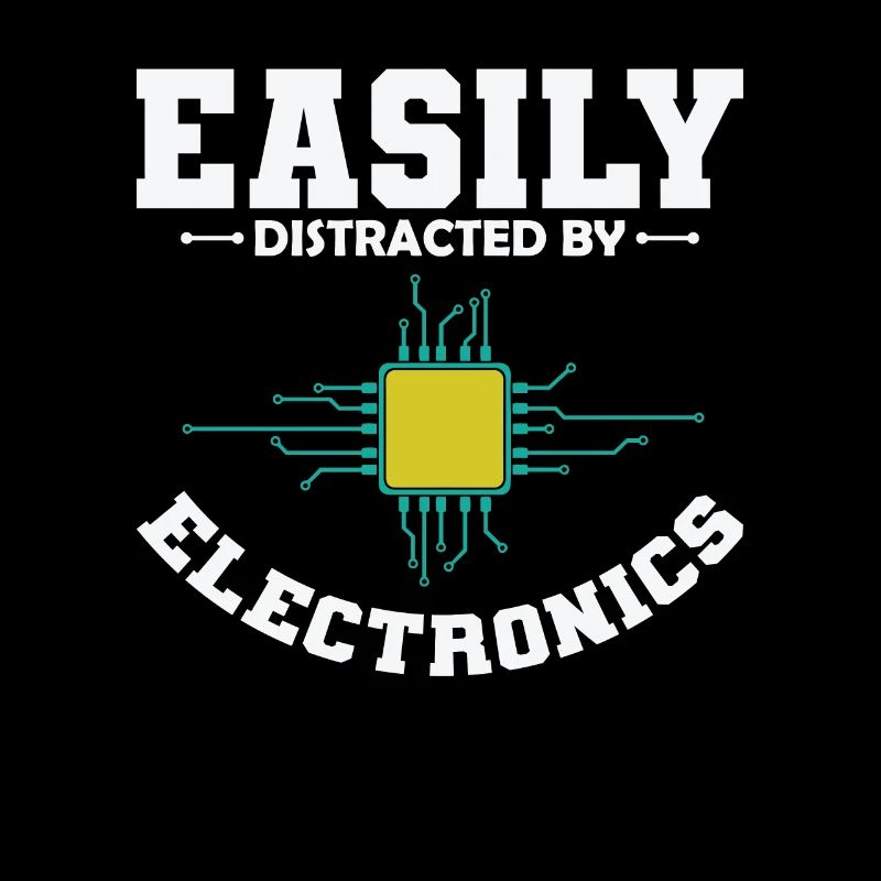 Easily Distracted By Electronics Beruf