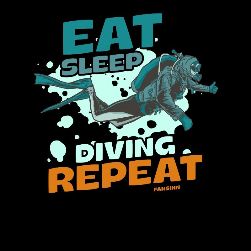 Manger Dormir Plongée Répéter