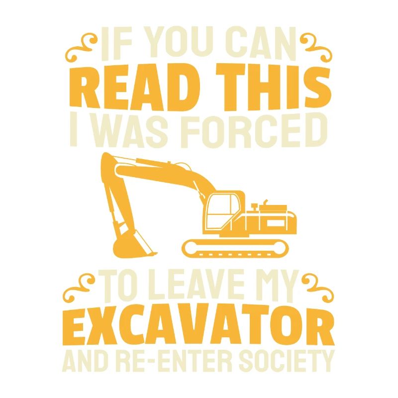 Bagger Baggerfahrer Baggerführer