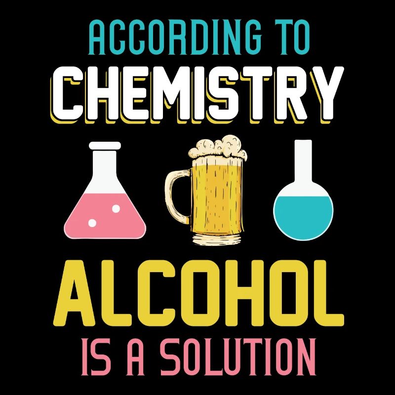 Selon la chimie, l’alcool est une solution