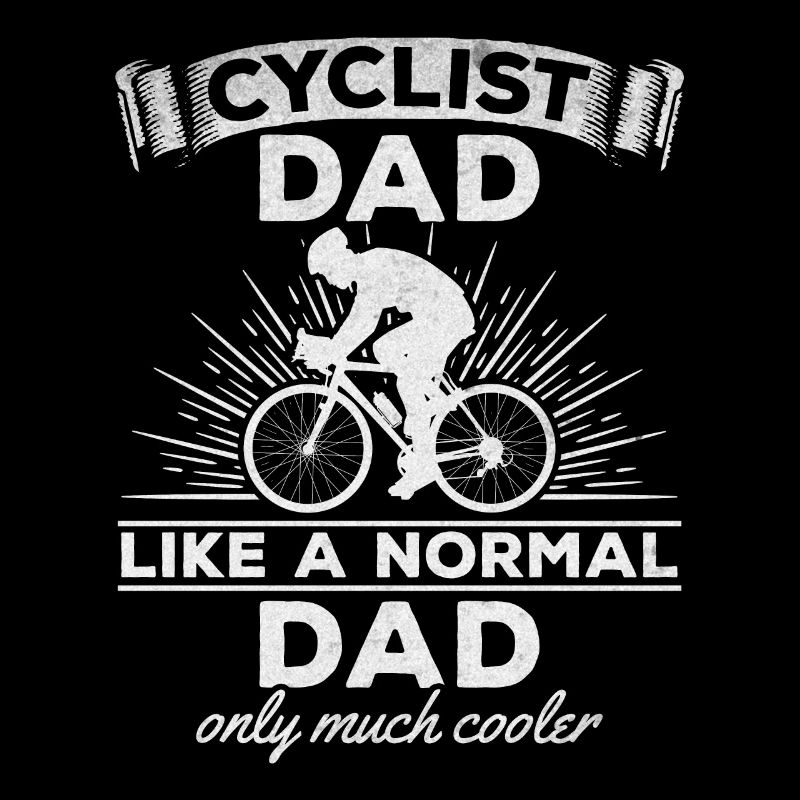 Père cycliste comme un père normal Seulement beaucoup