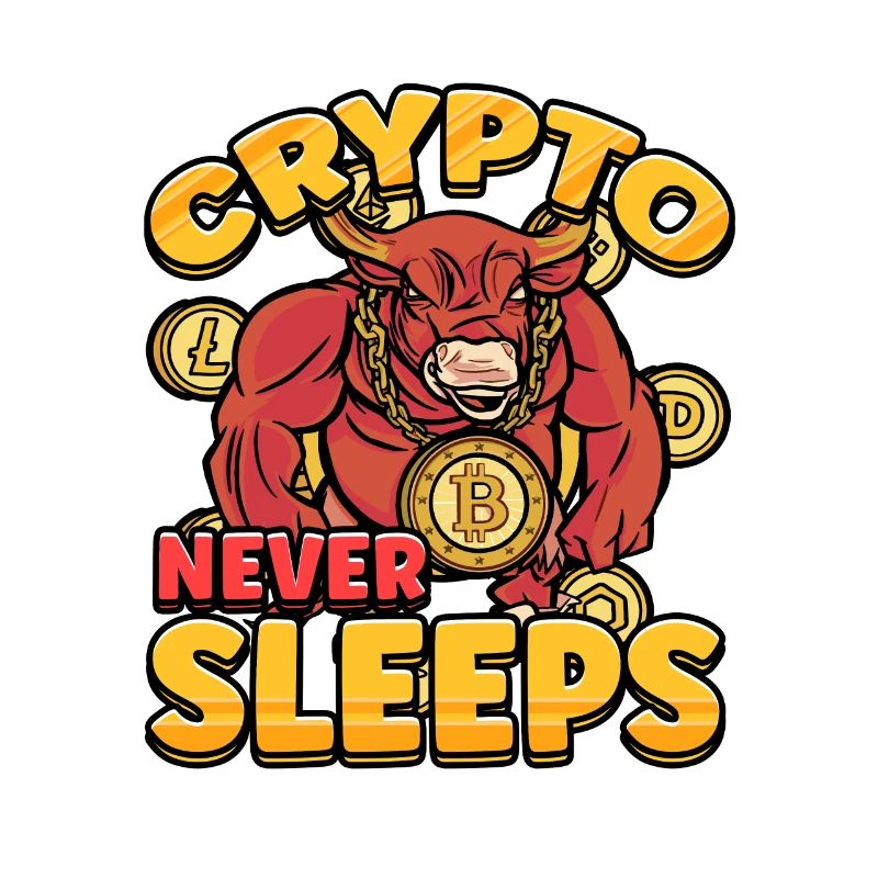 Crypto Never Sleeps Cryptocurrency BTC