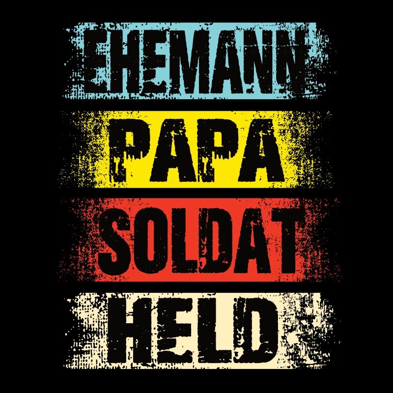 Ehemann Papa Soldat Held