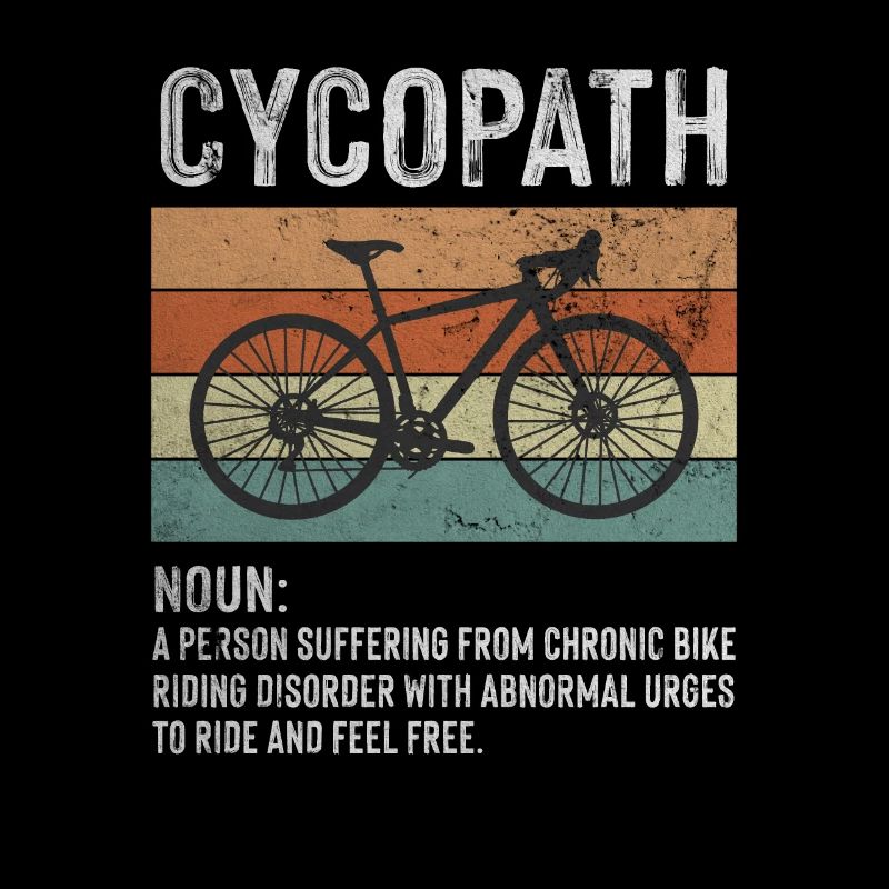 Cycopath Vintage Cyclist Bicycle Gift