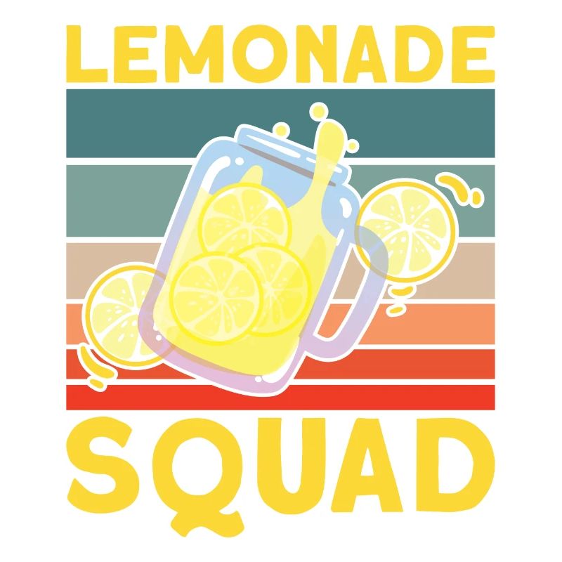 Lemonade Squad – Conception de cruche rétro