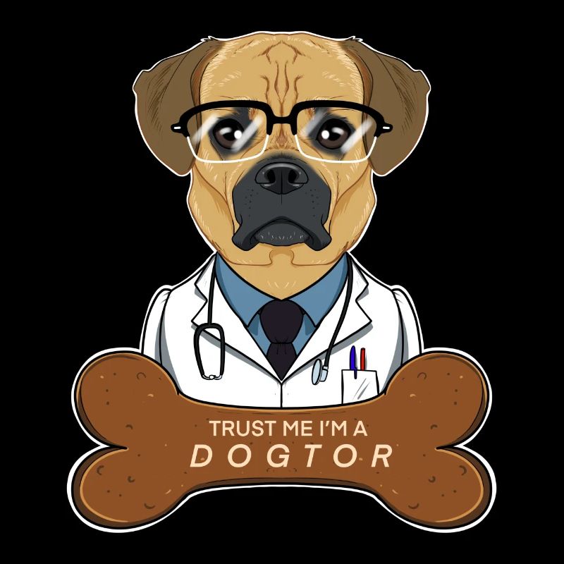 Veterinary Puggle Trust Me Im A Dogtor
