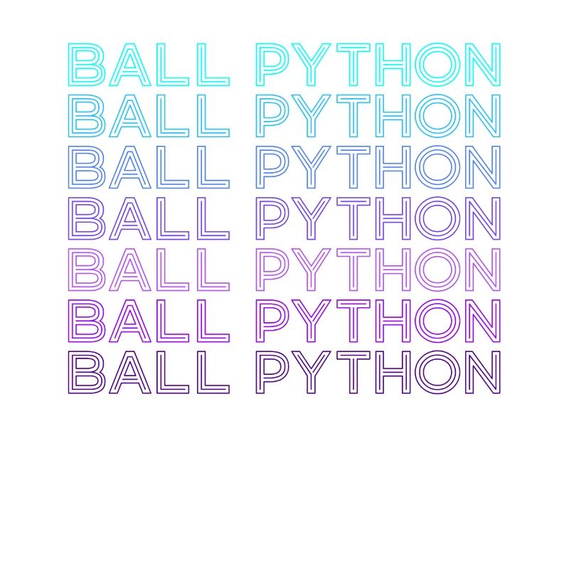 Ball Python Snake Retro