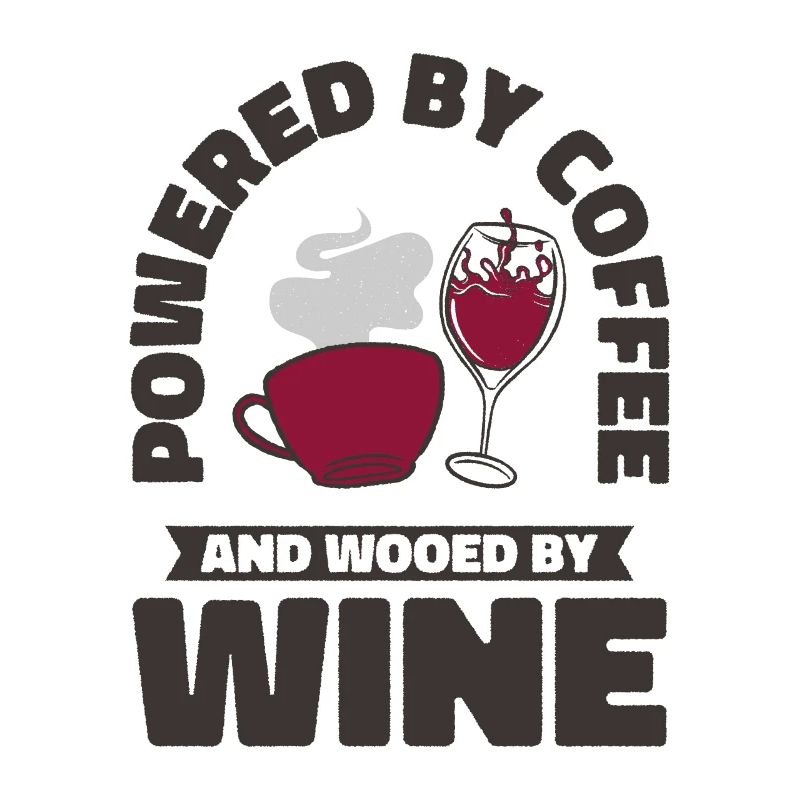 Coffee Wine Drinking Caffeinated Wine Drinker