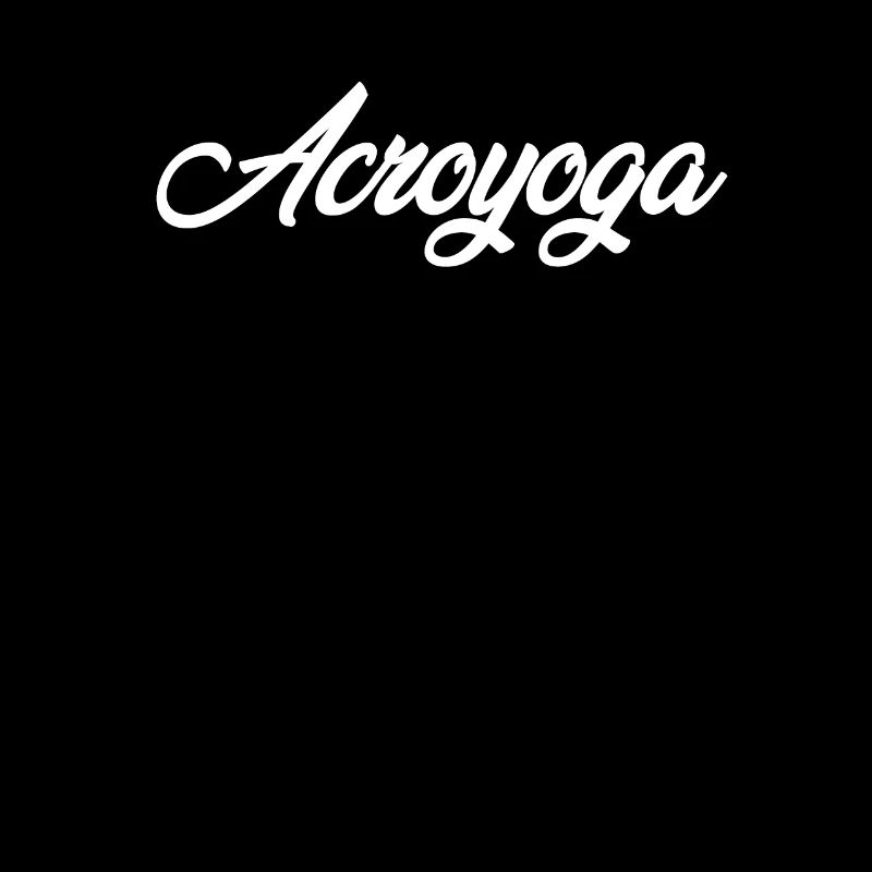 ACROYOGA CURSIVE TEXT NOVELTY HOBBY