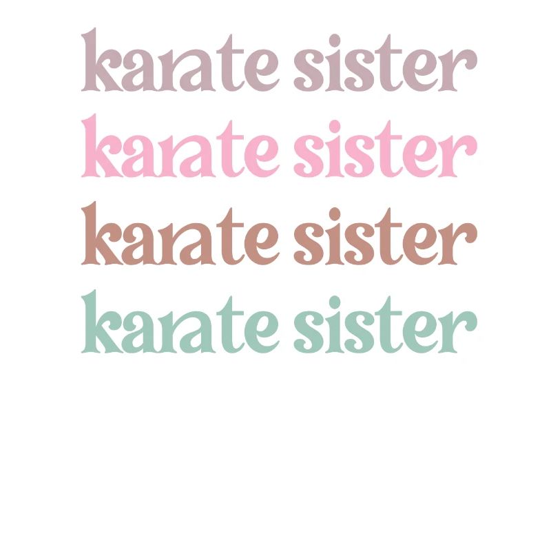 Karate Schwester Beste Karate Schwester Geschenk
