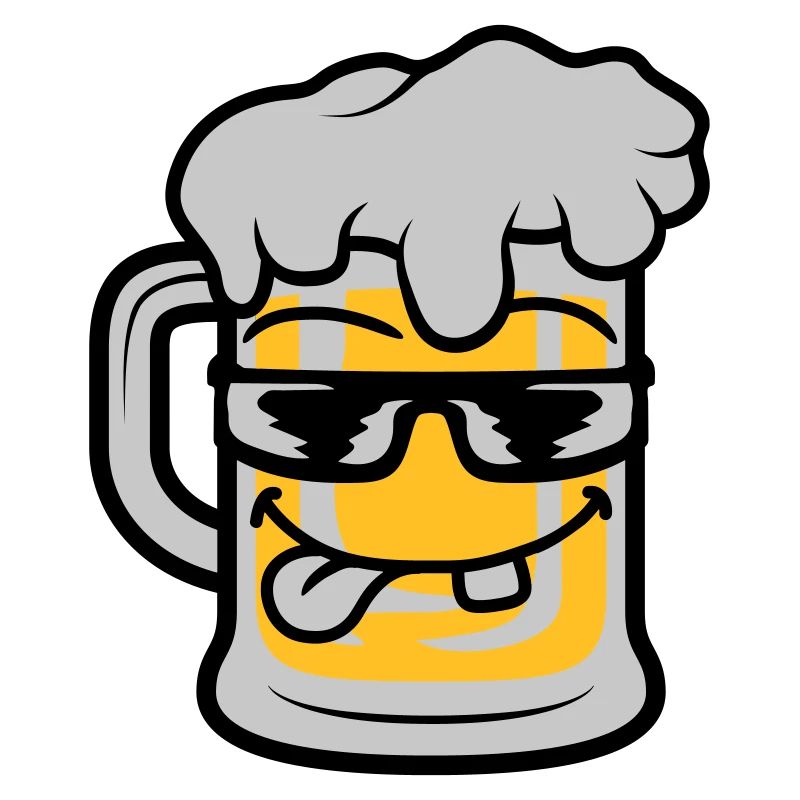 Tasse à bière Cool Face