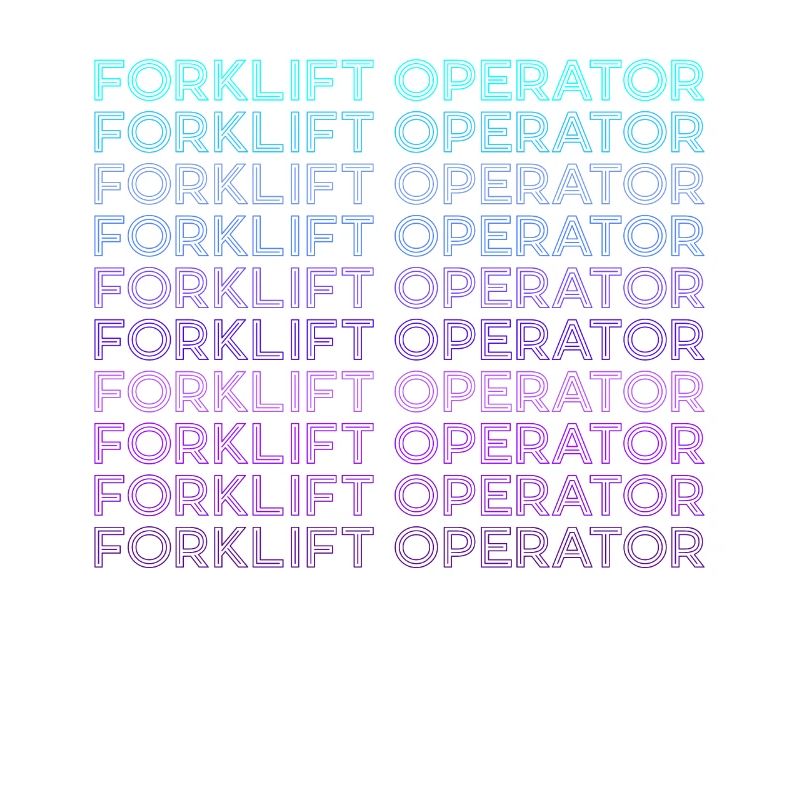 Forklift Driver Forklift Driver Retro