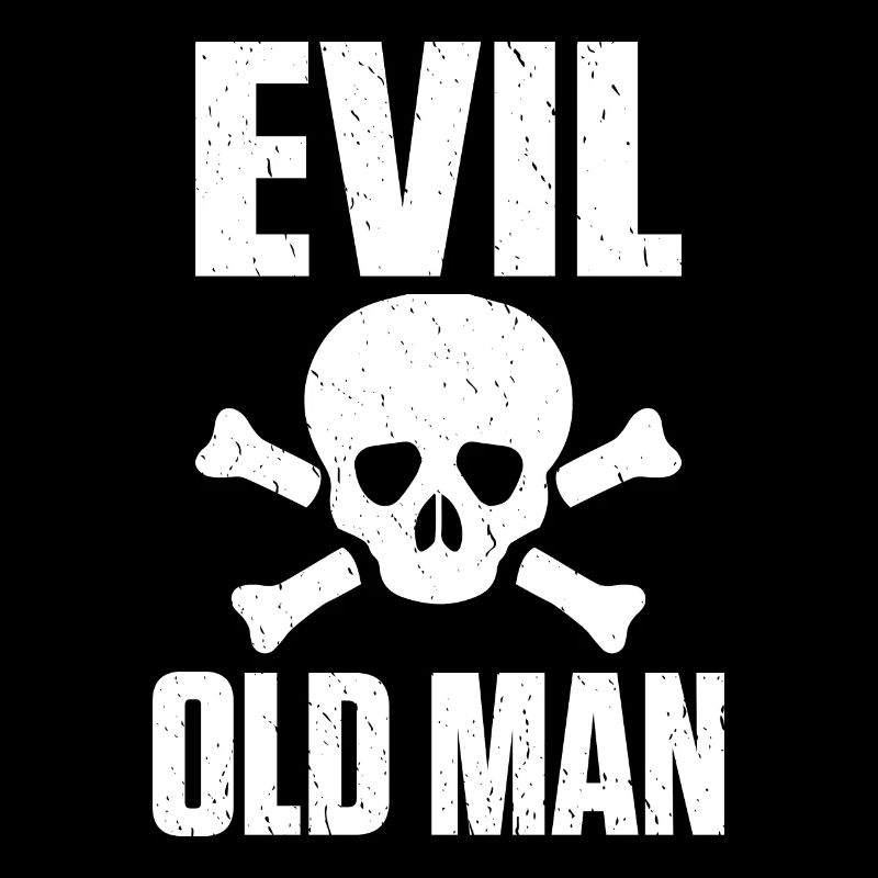Evil old man The Evil Old Man Skull
