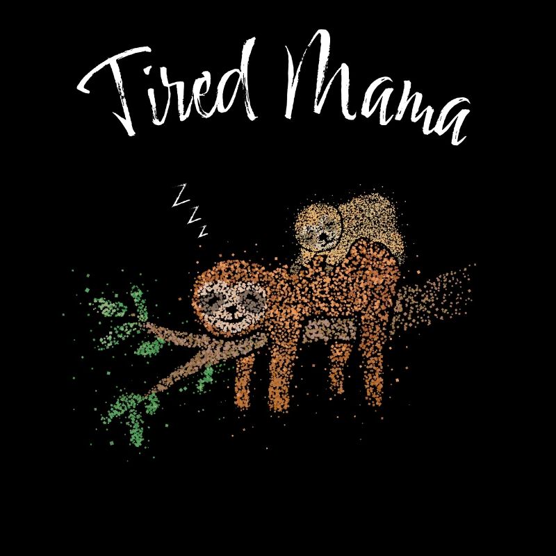 Mama Faultier Werdende Mutter Muttertag