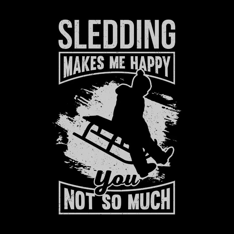Sledging Winter Sledge Gift
