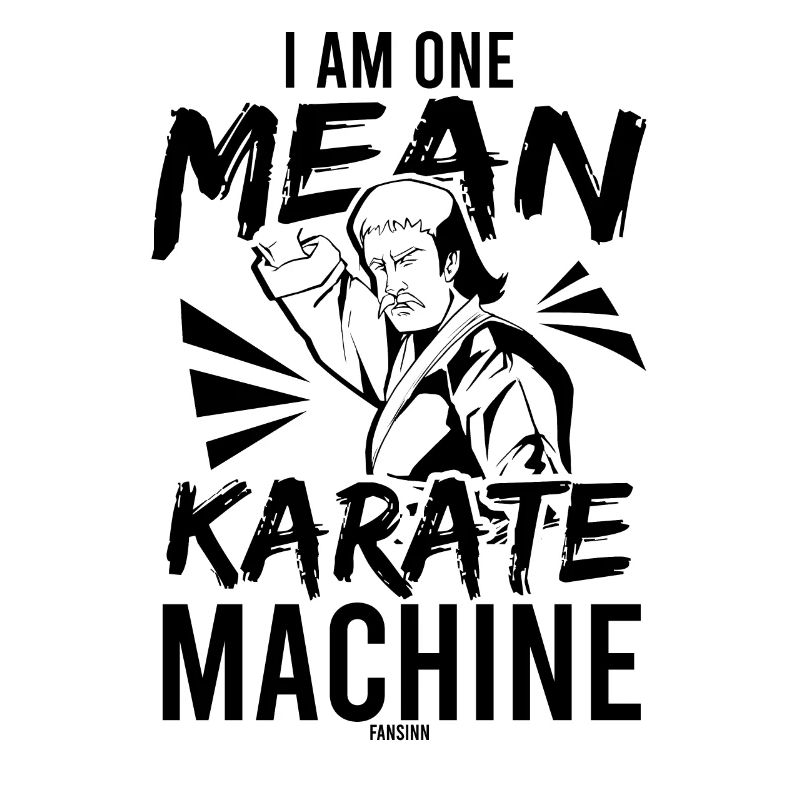 cooler Karate Spruch als Geschenk