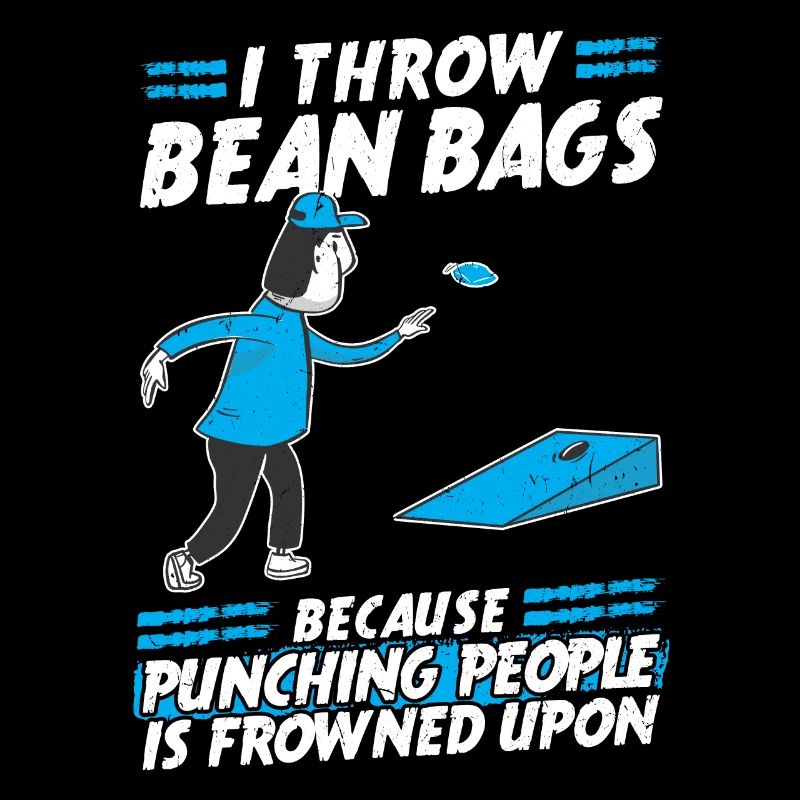 Ich Werfe Bohnensäcke - Cornhole Sackloch