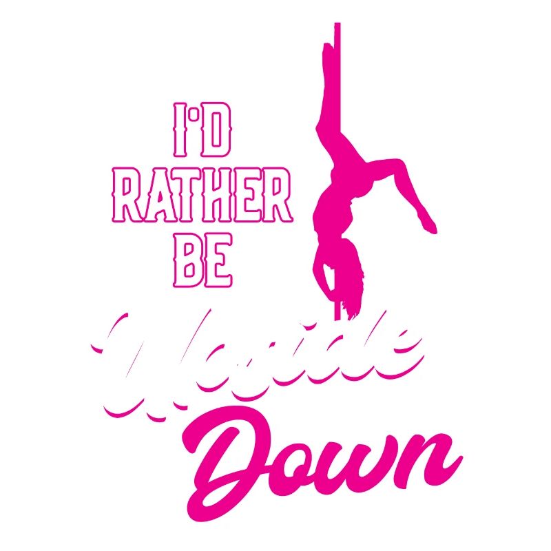 Je préfère être à l’envers pour un pole dancer