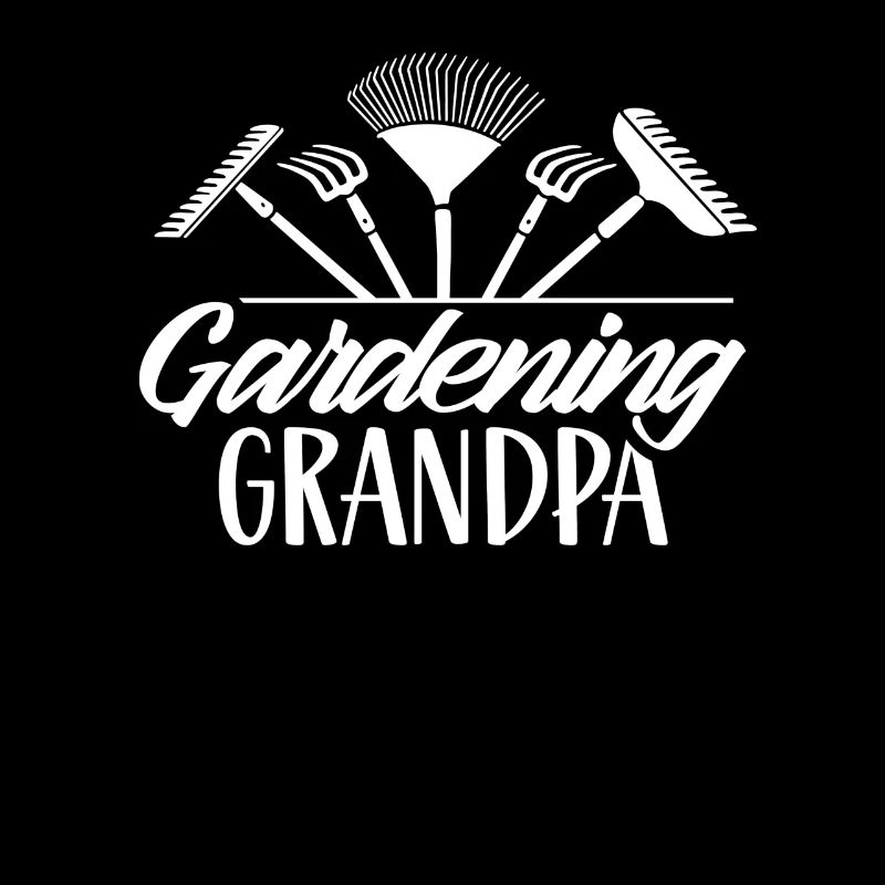 Gartenarbeit Opa Großvater Garten Gärtner