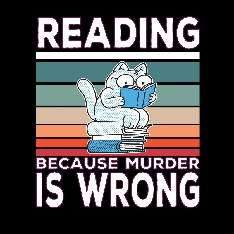 Reading because murder is wrong Buchleser Spruch