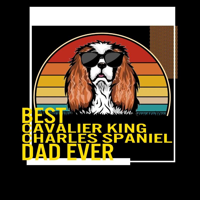 Bester Cavalier King Charles Spaniel Dad Ever T