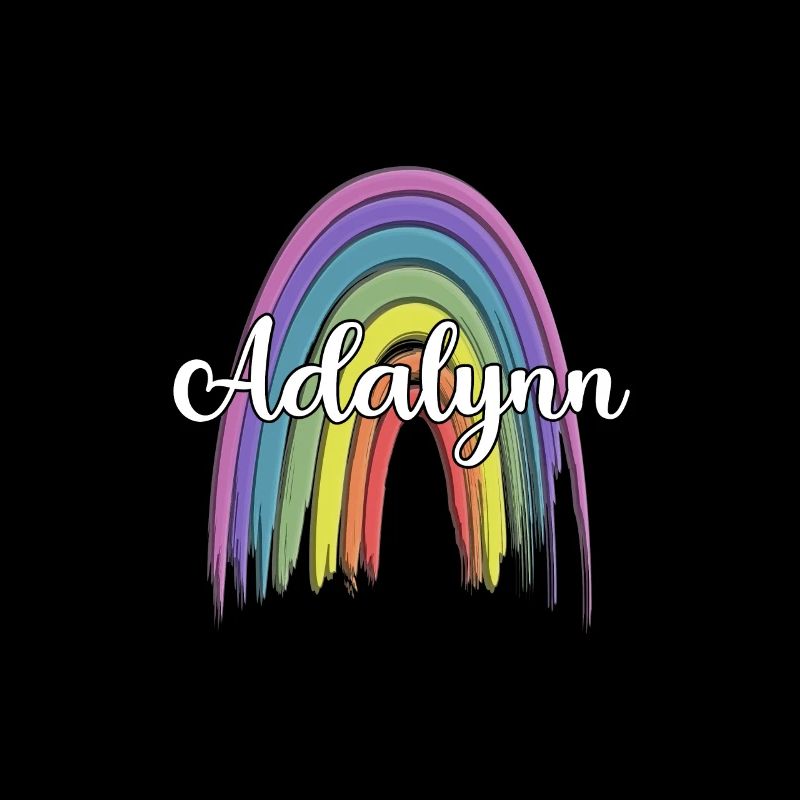 ADALYNN Rainbow Cursive