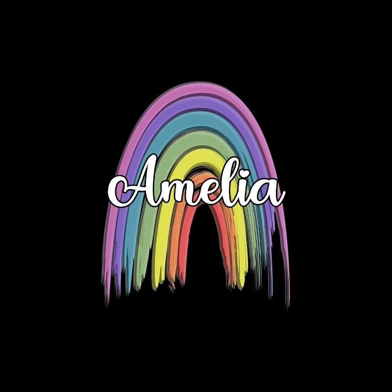 AMELIA Arc-en-ciel Cursive