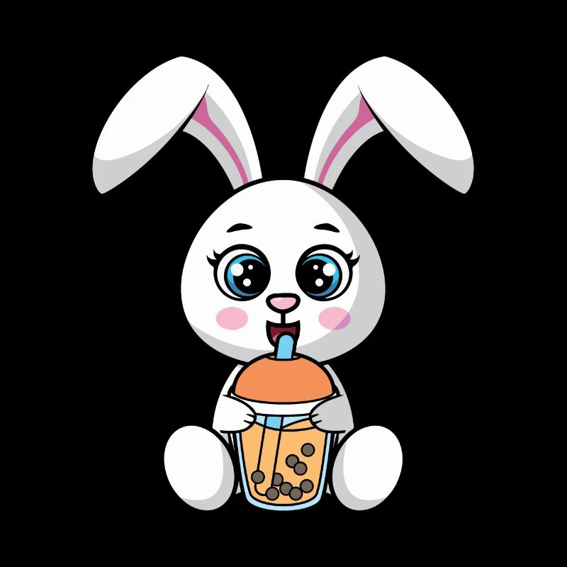 Bubble Milk Tea Rabbit drinks Boba Milk Tea