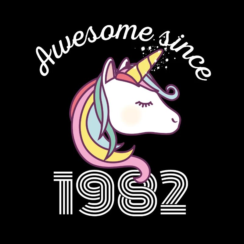 Funny Birthday Awesome Since 1982