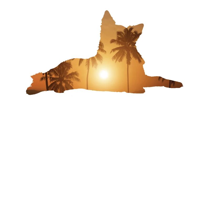 Summer beach - Dutch shepherd