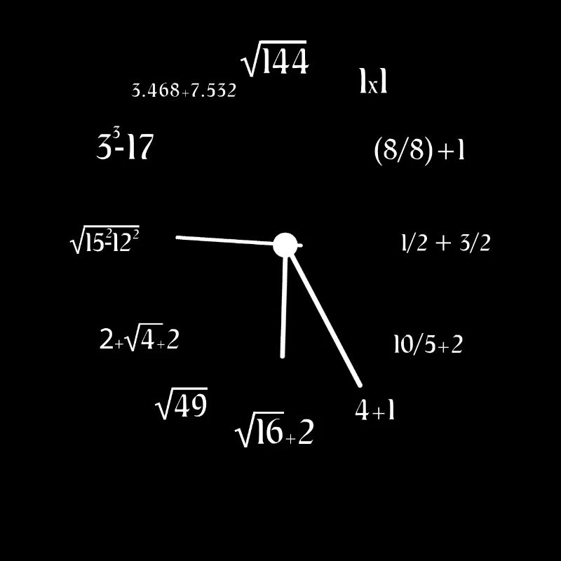 Math Formula Math Clock Math Meme Joke Math